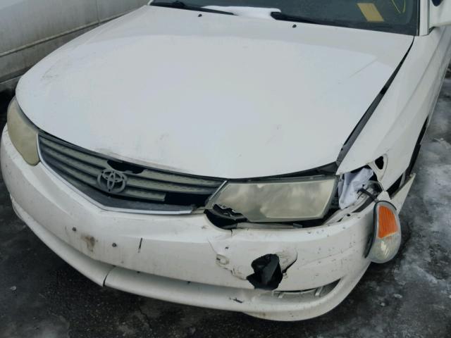 2T1CF22P12C569479 - 2002 TOYOTA CAMRY SOLA WHITE photo 9