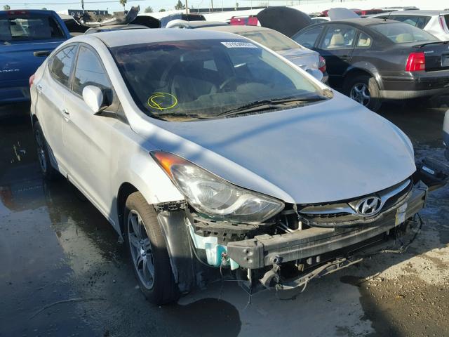 KMHDH4AE5CU386905 - 2012 HYUNDAI ELANTRA GL SILVER photo 1