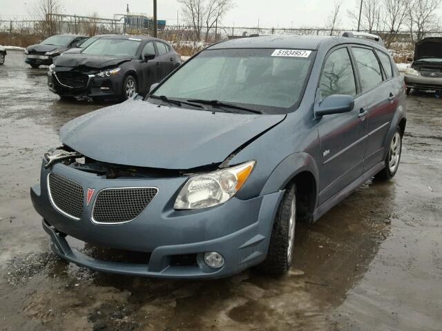 5Y2SL65818Z413098 - 2008 PONTIAC VIBE BLUE photo 2