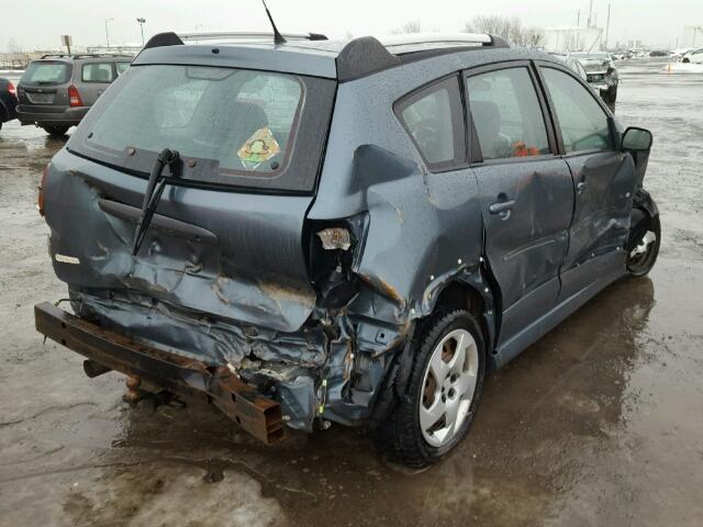 5Y2SL65818Z413098 - 2008 PONTIAC VIBE BLUE photo 4