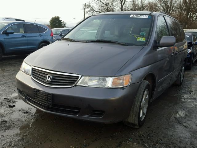 2HKRL1873YH609295 - 2000 HONDA ODYSSEY EX GRAY photo 2