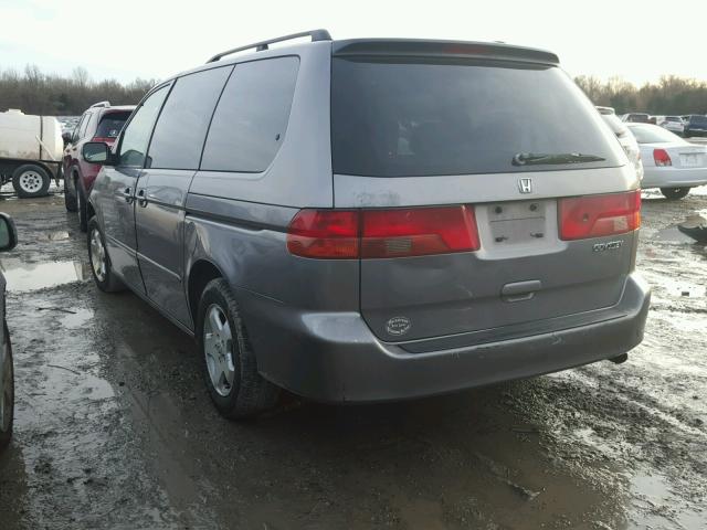 2HKRL1873YH609295 - 2000 HONDA ODYSSEY EX GRAY photo 3