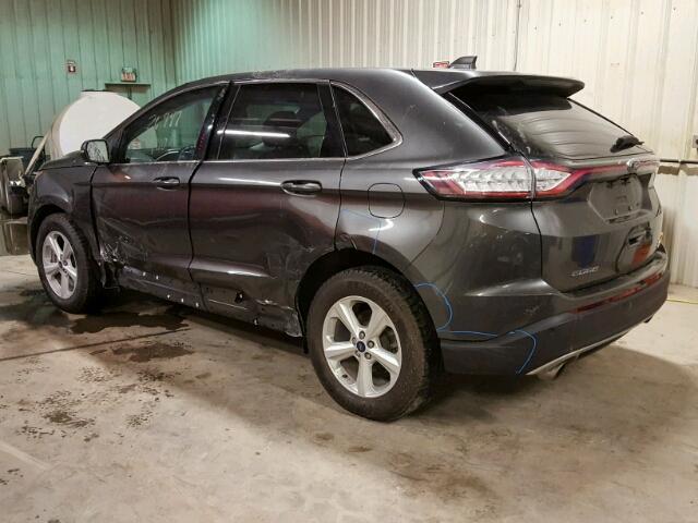 2FMPK4J9XGBC01809 - 2016 FORD EDGE SEL GRAY photo 3