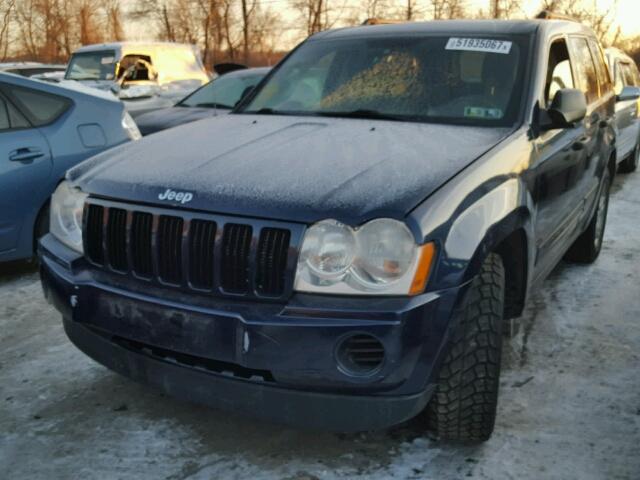 1J4GR48K35C671244 - 2005 JEEP GRAND CHER BLUE photo 2