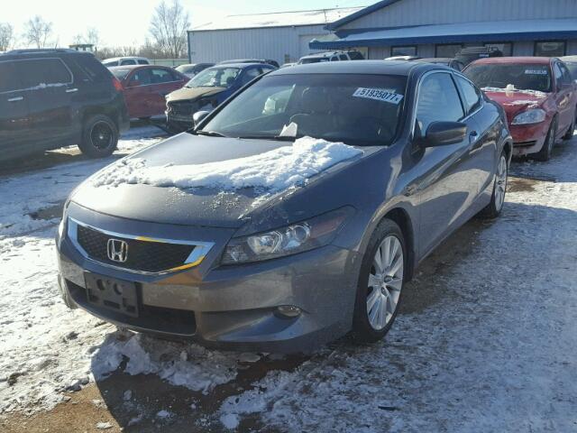 1HGCS22888A011390 - 2008 HONDA ACCORD EXL CHARCOAL photo 2