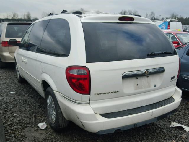 2C8GP64L45R402505 - 2005 CHRYSLER TOWN & COU WHITE photo 3