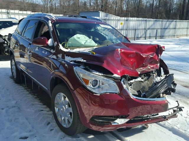 5GAKVCKD9GJ282169 - 2016 BUICK ENCLAVE BURGUNDY photo 1