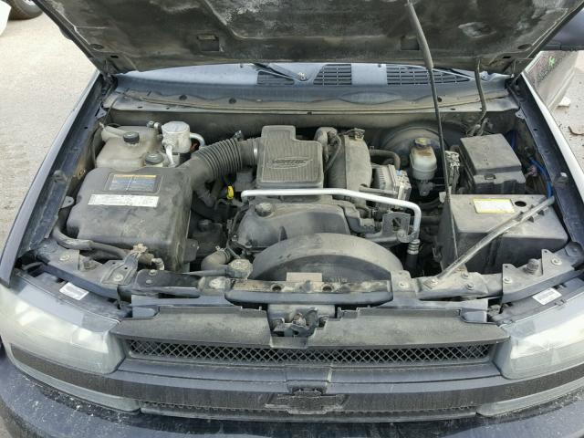 1GNDT13SX52366112 - 2005 CHEVROLET TRAILBLAZE BLACK photo 7