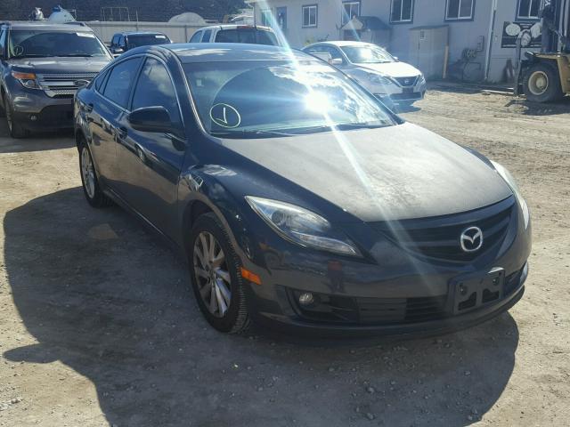 1YVHZ8DH1C5M11710 - 2012 MAZDA 6 I BLACK photo 1