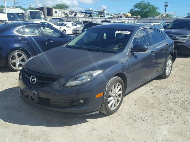 1YVHZ8DH1C5M11710 - 2012 MAZDA 6 I BLACK photo 2