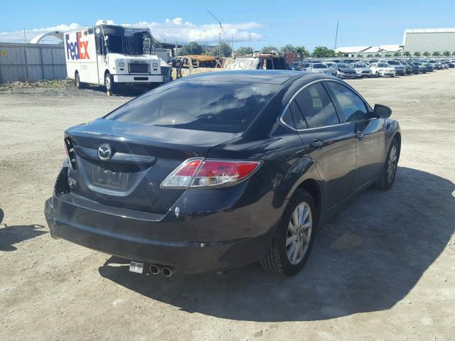 1YVHZ8DH1C5M11710 - 2012 MAZDA 6 I BLACK photo 4