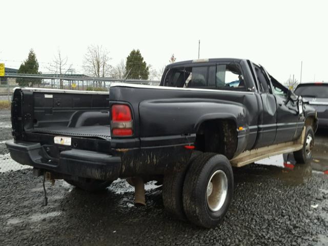 1B7MF33661J554267 - 2001 DODGE RAM 3500 BLACK photo 4