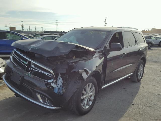 1C4RDHAG6HC638608 - 2017 DODGE DURANGO SX BLACK photo 2