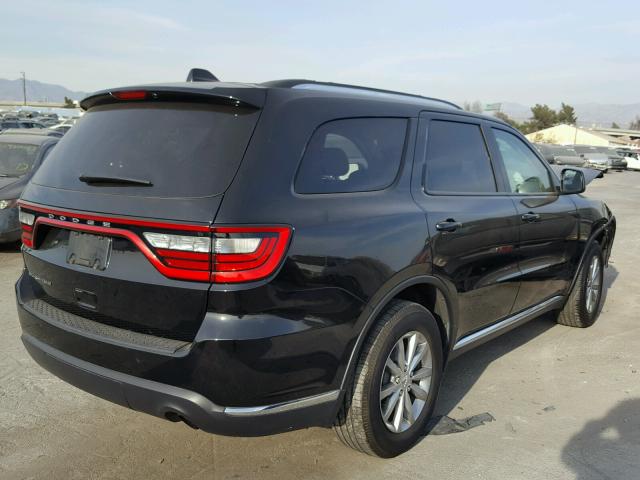 1C4RDHAG6HC638608 - 2017 DODGE DURANGO SX BLACK photo 4