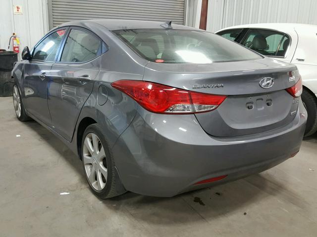 5NPDH4AE2DH395965 - 2013 HYUNDAI ELANTRA GL SILVER photo 3