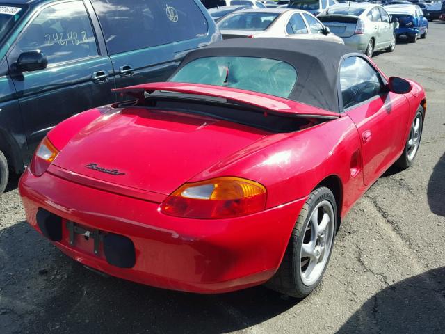 WP0CA2987VS620189 - 1997 PORSCHE BOXSTER RED photo 4