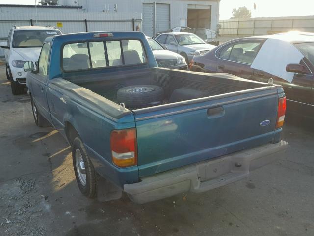 1FTCR10U8TUD14066 - 1996 FORD RANGER GREEN photo 3