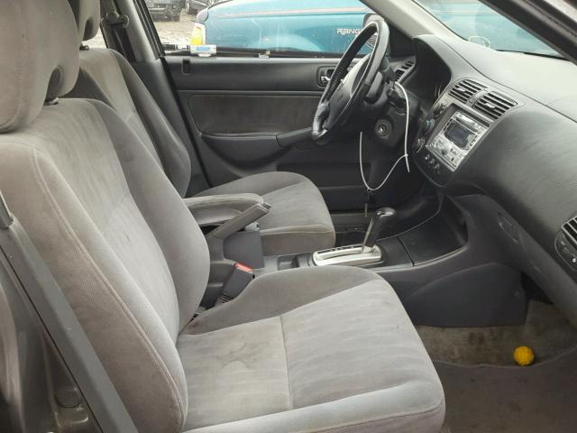 2HGES26705H550786 - 2005 HONDA CIVIC EX 灰色 照片 5