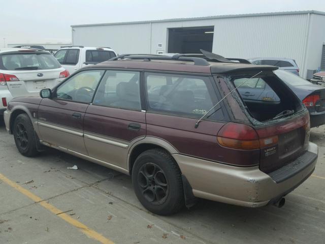 4S3BG685XX7631024 - 1999 SUBARU LEGACY OUT MAROON photo 3