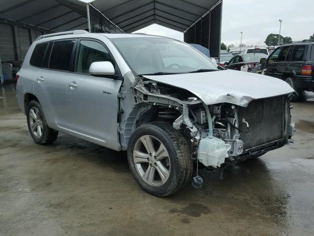 JTEES43A282078402 - 2008 TOYOTA HIGHLANDER GRAY photo 1