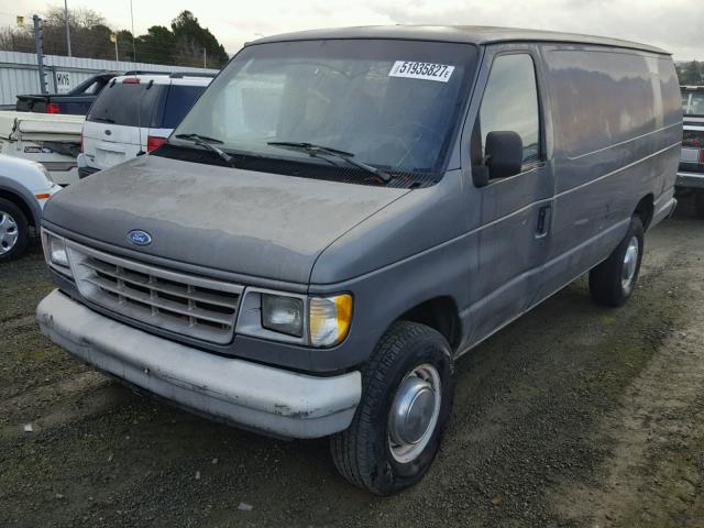 1FTJS34G5NHA53177 - 1992 FORD ECONOLINE GRAY photo 2