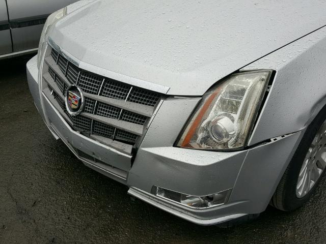 1G6DJ1ED9B0170153 - 2011 CADILLAC CTS PERFOR SILVER photo 9