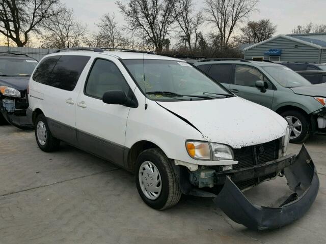 4T3ZF13C2XU162557 - 1999 TOYOTA SIENNA LE WHITE photo 1