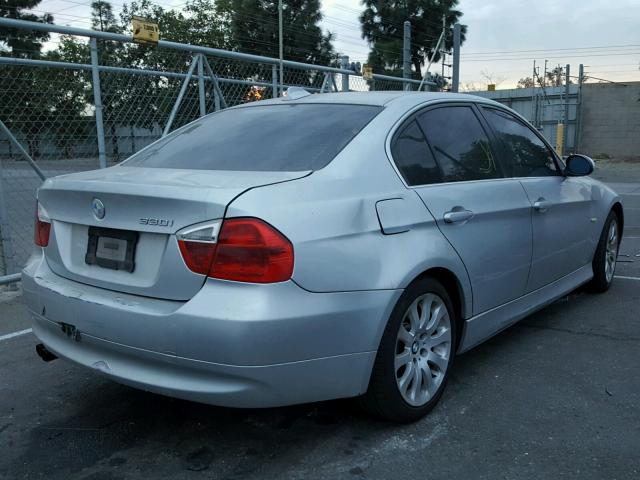 WBAVB33566PS16215 - 2006 BMW 330 I SILVER photo 4