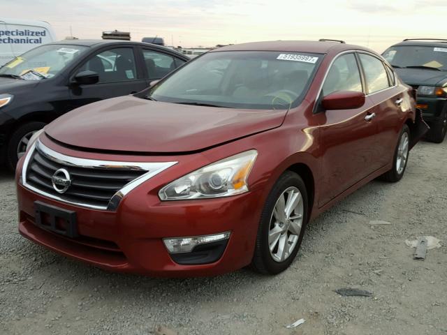 1N4AL3AP2DN495910 - 2013 NISSAN ALTIMA 2.5 BURGUNDY photo 2