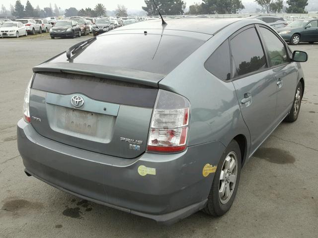 JTDKB20UX40012793 - 2004 TOYOTA PRIUS GREEN photo 4