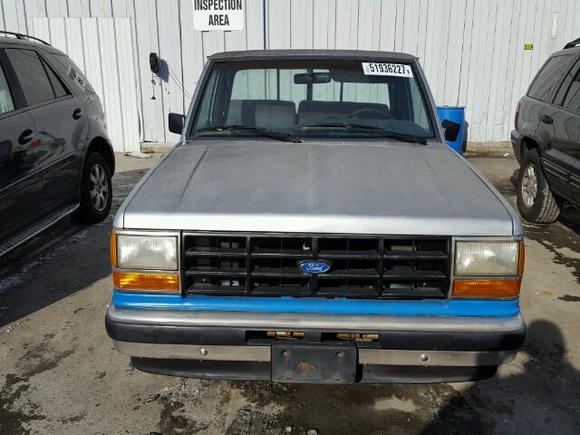 1FTCR10A9LUB83560 - 1990 FORD RANGER SILVER photo 9