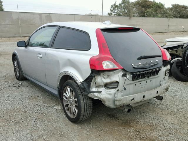 YV1MK672792126860 - 2009 VOLVO C30 T5 SILVER photo 3