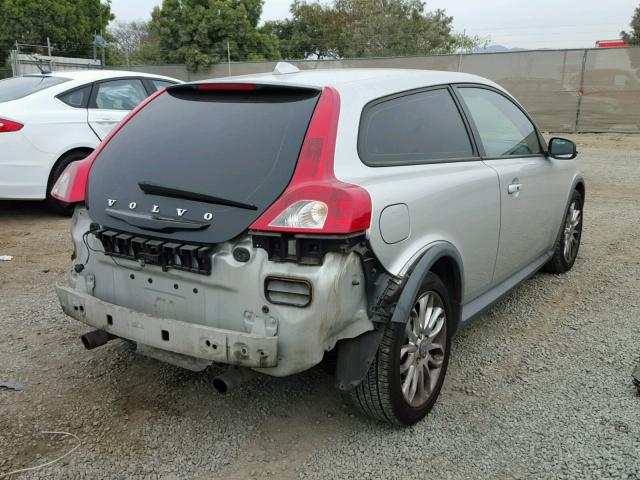 YV1MK672792126860 - 2009 VOLVO C30 T5 SILVER photo 4