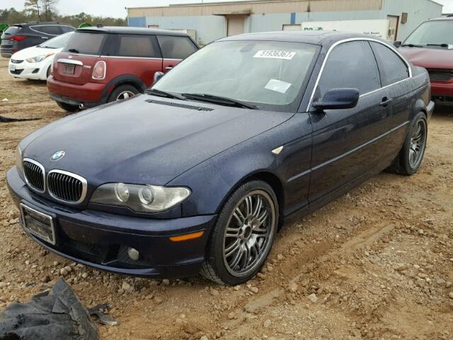 WBABD53454PD96142 - 2004 BMW 330 CI BLUE photo 2