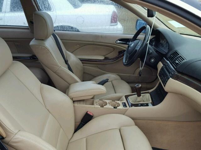 WBABD53454PD96142 - 2004 BMW 330 CI BLUE photo 5