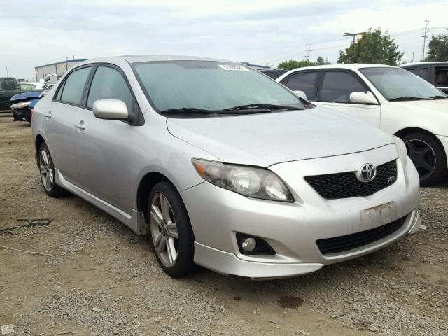1NXBE40E49Z078621 - 2009 TOYOTA COROLLA XR 银色 照片 1