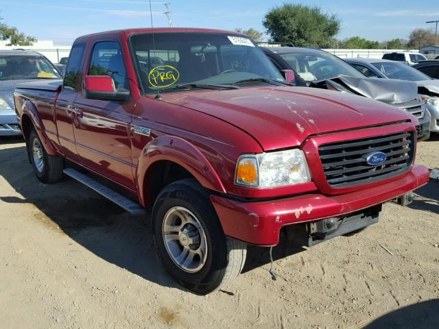 1FTYR14E68PA59187 - 2008 FORD RANGER SUP RED photo 1