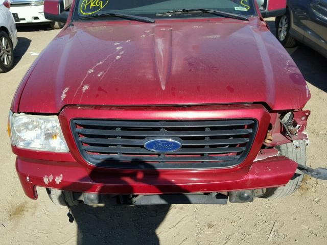 1FTYR14E68PA59187 - 2008 FORD RANGER SUP RED photo 7