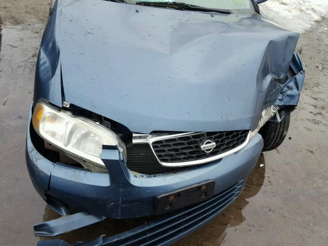 3N1CB51D41L509912 - 2001 NISSAN SENTRA XE BLUE photo 7