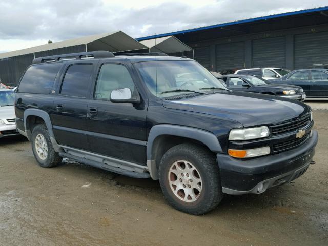 3GNFK16Z92G320682 - 2002 CHEVROLET SUBURBAN K BLACK photo 1