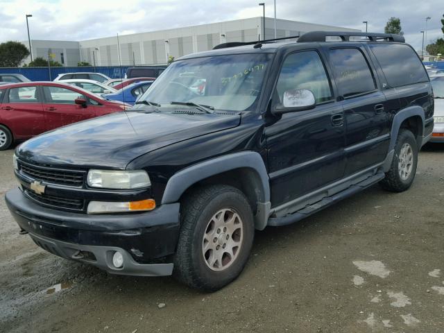 3GNFK16Z92G320682 - 2002 CHEVROLET SUBURBAN K BLACK photo 2