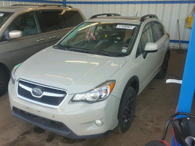 JF2GPAVC0E8255938 - 2014 SUBARU XV CROSSTR GREEN photo 2