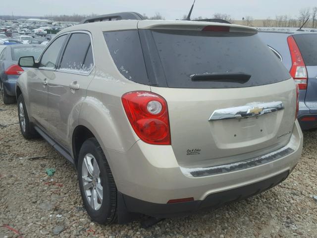 2GNALDEC5B1266568 - 2011 CHEVROLET EQUINOX LT BEIGE photo 3