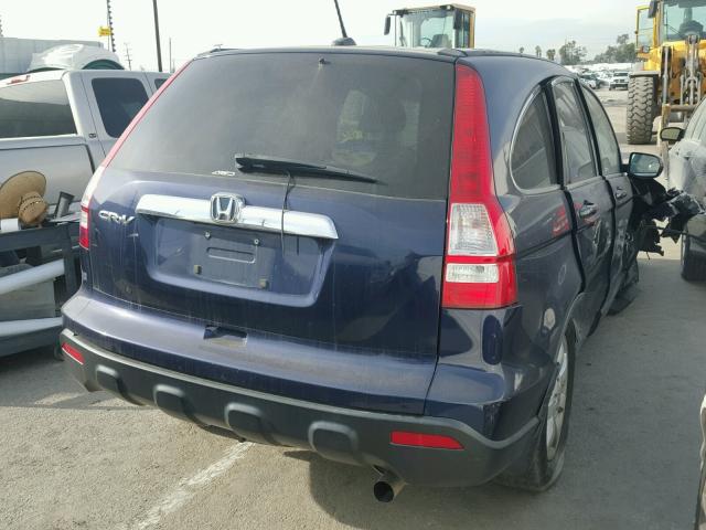 5J6RE48719L064040 - 2009 HONDA CR-V EXL BLUE photo 4