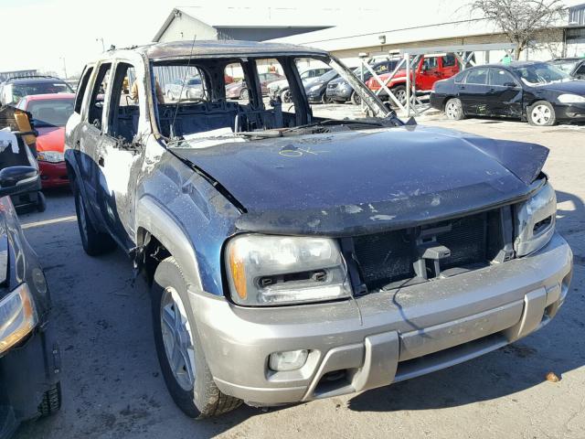 1GNDT13S732195171 - 2003 CHEVROLET TRAILBLAZE BLUE photo 1