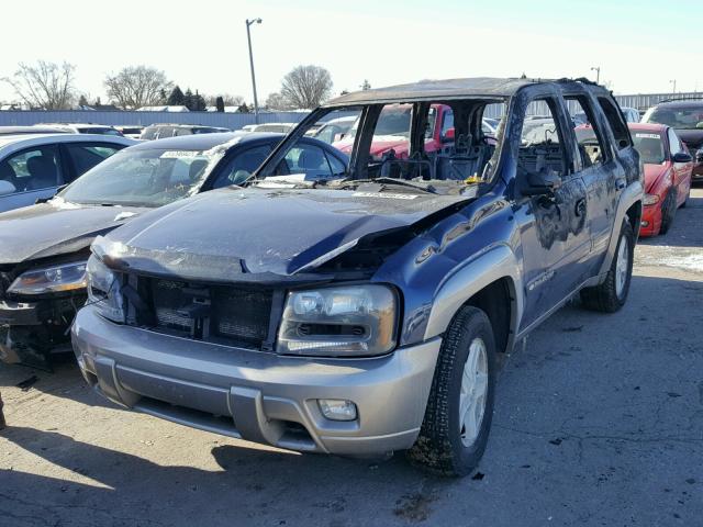 1GNDT13S732195171 - 2003 CHEVROLET TRAILBLAZE BLUE photo 10