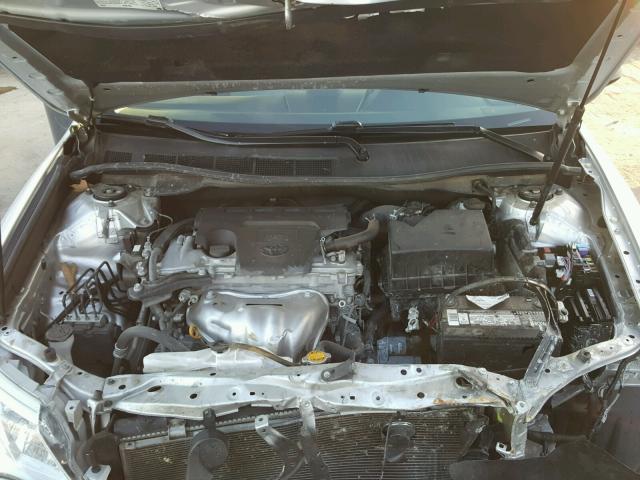 4T4BF1FK1CR237035 - 2012 TOYOTA CAMRY BASE SILVER photo 7