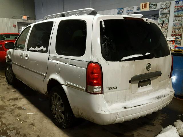 5GADV33L95D248324 - 2005 BUICK TERRAZA CX WHITE photo 3