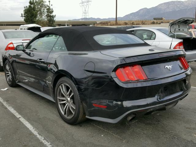 1FATP8UH2G5307857 - 2016 FORD MUSTANG BLACK photo 3