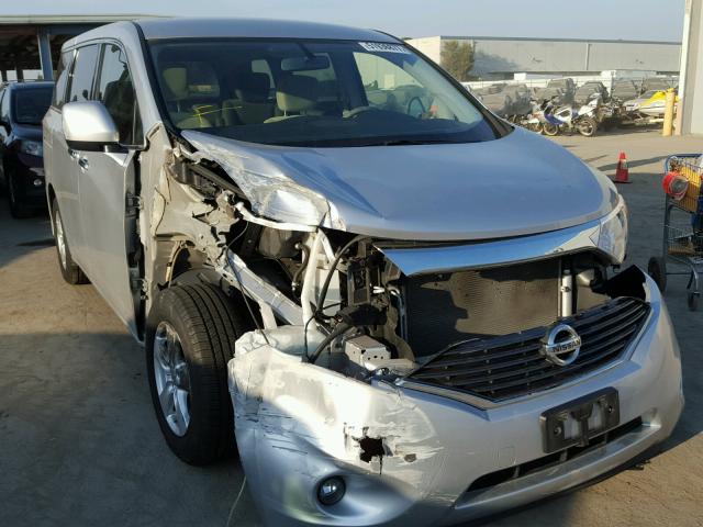 JN8AE2KP1E9100627 - 2014 NISSAN QUEST S SILVER photo 1